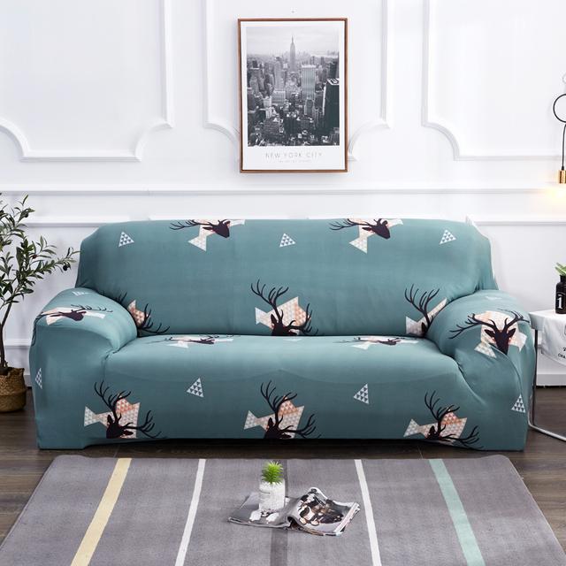 Christmas Decoration Stretch Sofa Furniture Cover Slipcovers Elastic Couch Case Different Shape Living Sofa Loveseat Chair L -Style Sofa Furniture