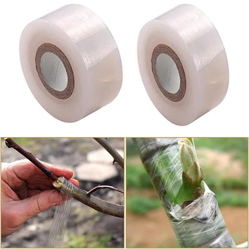 200M PE Grafting Tape Film Self-adhesive for Fruit Tree Nursery Plants Seedlings Vine Floristry Tomato Grafting Supplies Stretch