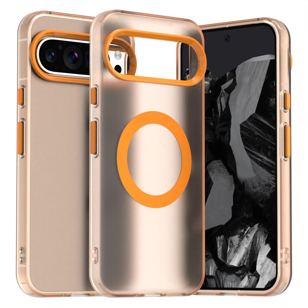 

Frosted Clear Magnetic Wireless Charge Armor Magsafe Case For Google Pixel 10 9 8 Pro XL 9A 8A Military Shockproof Candy Cover Google Pixel 10ProXL