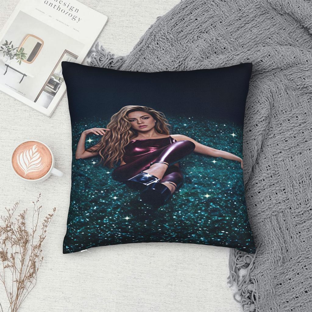 Las Mujeres No lloran Shakiras Pillowcases Kawaii Pillow Case For Living Room Sofa Graphic Pillow Cover