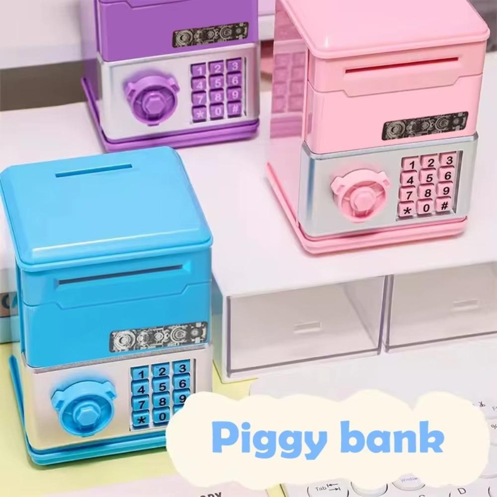 ATM Cash Saving Money Box Password Money Saving Bank New Children's Piggy Bank  Boys Girls