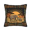 Pillow Case African Pattern Square Pillow Cover For Living Room Chair Funny Pillowcases