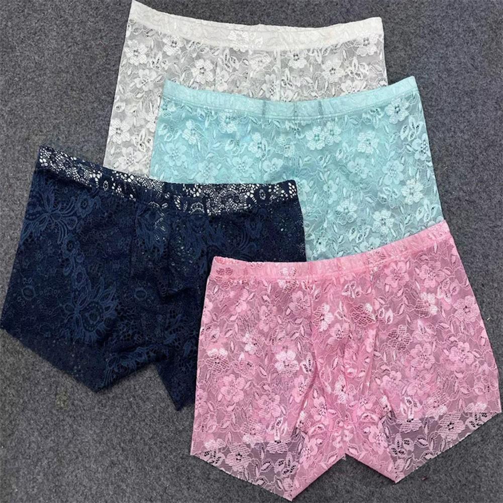 Daily Panties Underwear Lace Low Waist Mens Pouch Sexy