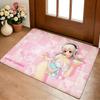 S-Super Sonico  Classic Floor Mat Cozy Flannel Soft Thick Non-Slip Mat for Living Room Bedroom Kitchen Decor Rugs