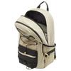 Li Ning Sports Life Collection Polyester Backpack Unisex Plain Khaki ABSV241-2