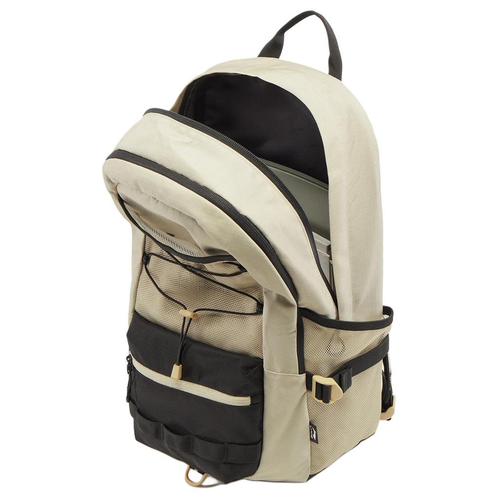 Li Ning Sports Life Collection Polyester Backpack Unisex Plain Khaki ABSV241-2