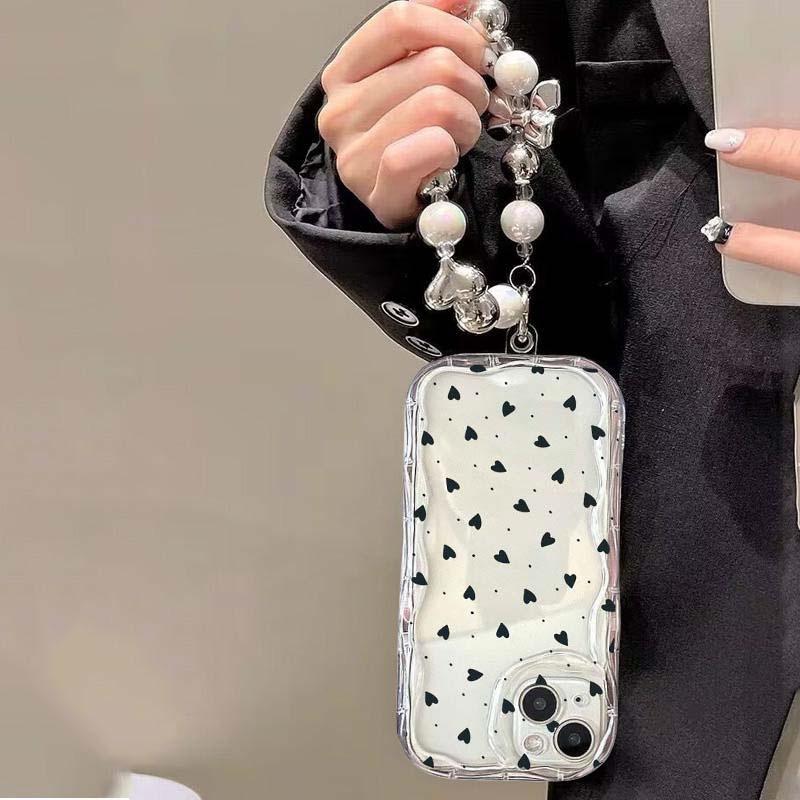 Love Heart Bracelet Case for Samsung Galaxy A55 A54 A15 A35 A24 A14 A34 A25 A53 A33 A32 A52 S24 Ultra S22 S21 Plus S20 S23 FE