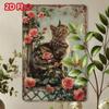 Retro Metal Tin Sign Art, Vintage Wall Decor for Living Room Garage 20x30cm