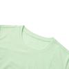Li Ning Comfortable Casual Simple Solid Color Round Neck Pullover Short Sleeve T-Shirt Women Tops Sheep-Fat-Green ATSV264-10