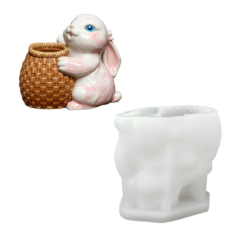 Animal Themed Silicone Vase Mold For Hydroponic Gardening Reusable Craft Tool With Acrylic Test Tubes  Creative Decoration