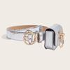 Zinc Zinc Alloy Belt with Waist Pack Jeans Decor Waist Bag Retro PU Leather Waistband  Waist Accessories