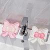 Creative, Exquisite, Sweet and Beautiful Bow Soap Box, Soap Box for Home Use, Delicate and Luxurious Bathroom, Drain Soap Rack