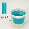 Foldable Art Bucket with Brush Washer and Palette for Gouache & Watercolor