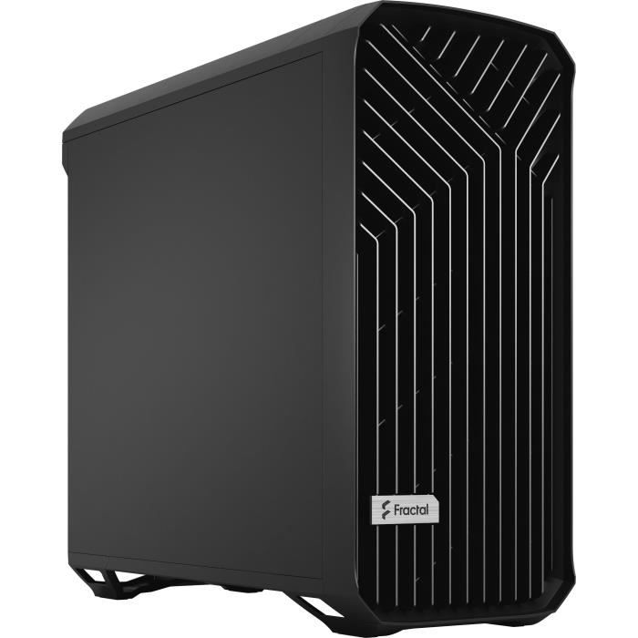 Počítačová skříň - FRACTAL DESIGN - Torrent Black Solid - SSI-CEB - Optimalizované proudění vzduchu s 5 přiloženými ventilátory (FD-C-TOR1A-05)