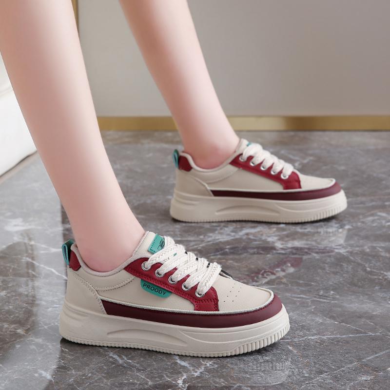 Autumn new models are not tired feet, pregnant women's soft-soled sports shoes, thick-soled casual little white board shoes