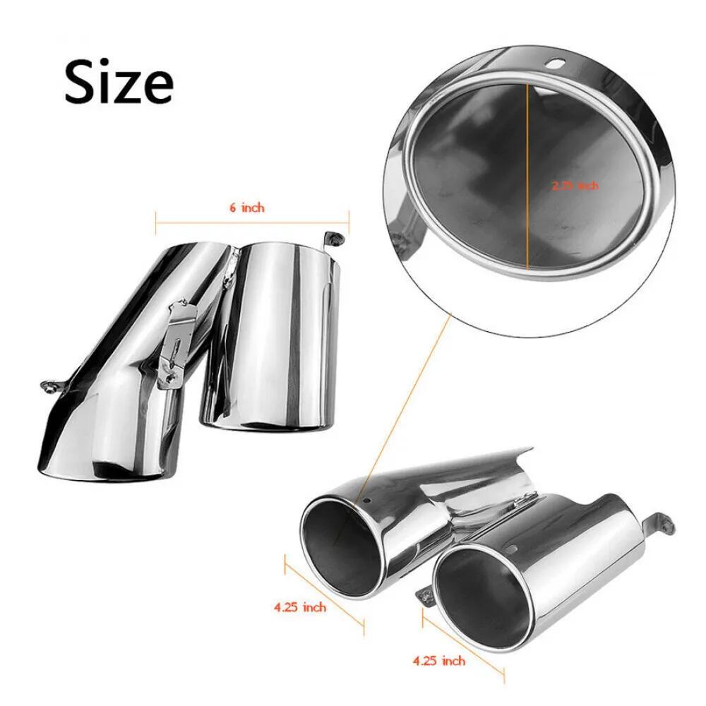 For 18-2020 Honda Accord Sport Touring Akasaka Quad Tip Muffler Exhaust Finisher