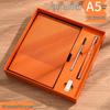 A5 Thickened Custom Leather Notebook: High-Value Business Diary with Optional Logo Printing