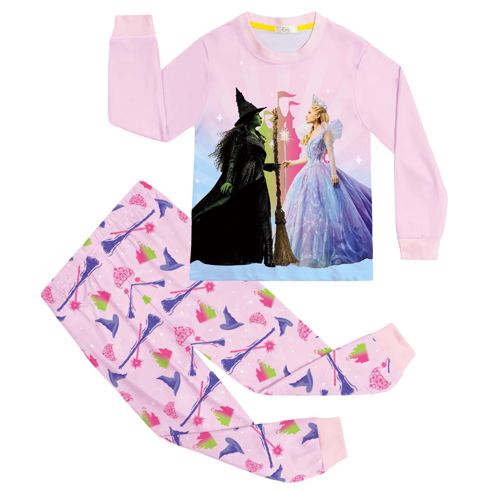 

Children s Fashion Suit Skirt Round Neck Long Sleeve Top Pants 150