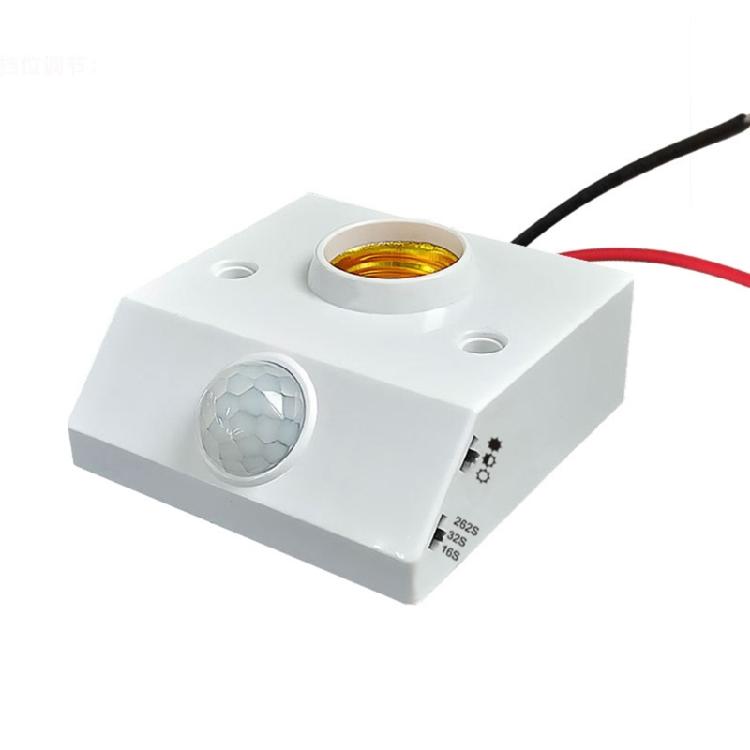

Automatic Motion Sensing Light Holder Convenient Lighting Garage Light Fixture Basement Lighting Solution for E27 1