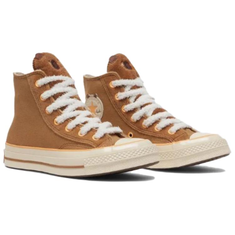 Converse Chuck 70 1970s Soft and Comfortable Durable High-top Sneakers for Both Men and Women In Brown