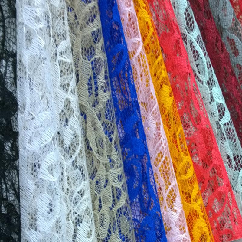 Polyester Lace Fabric for Dresses, Handbags, Shoes, Textiles & Apparel