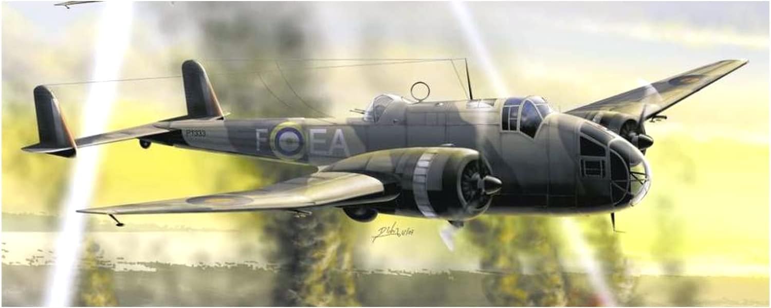 

VALOM 1/72 Британский двухмоторный бомбардировщик Handley Page Hampden B Mk.1 Пластиковая сборная модель CV72033