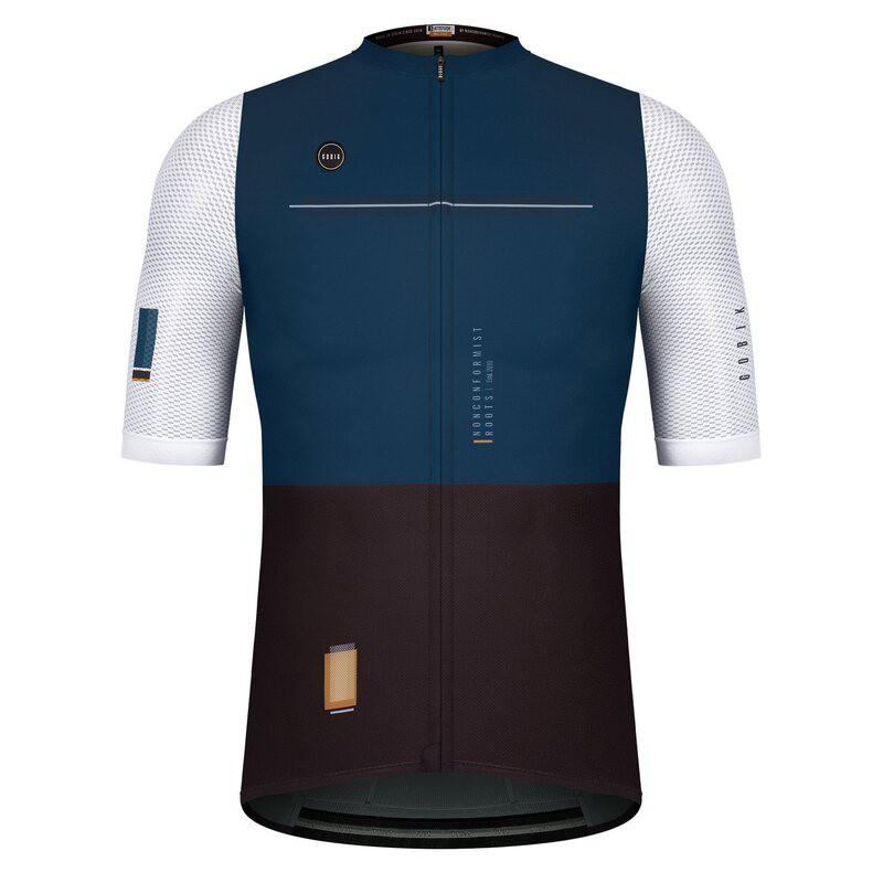 GOBIK Herren Radtrikot Kurzarm Schnelltrocknend Atmungsaktiv Fahrradhemd Rennrad MTB Fahren