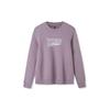 Training Series Letter Print Sports Crewneck Sweatshirt Women Sweatshirt Dusty-Purple 162217704-3