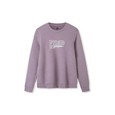 Training Series Letter Print Sports Crewneck Sweatshirt Women Sweatshirt Dusty-Purple 162217704-3