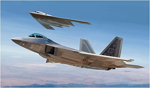 

Wolfpack Designs 1/72 ВПС США F-22A Raptor Авіабаза Едвардс Преміум Видання Пластиковий Модельний Набір WOLWP17210 Кольоровий