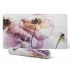 Universal Protective Mat for Computer Equipment Ethereal Flowers 120x60 Cm