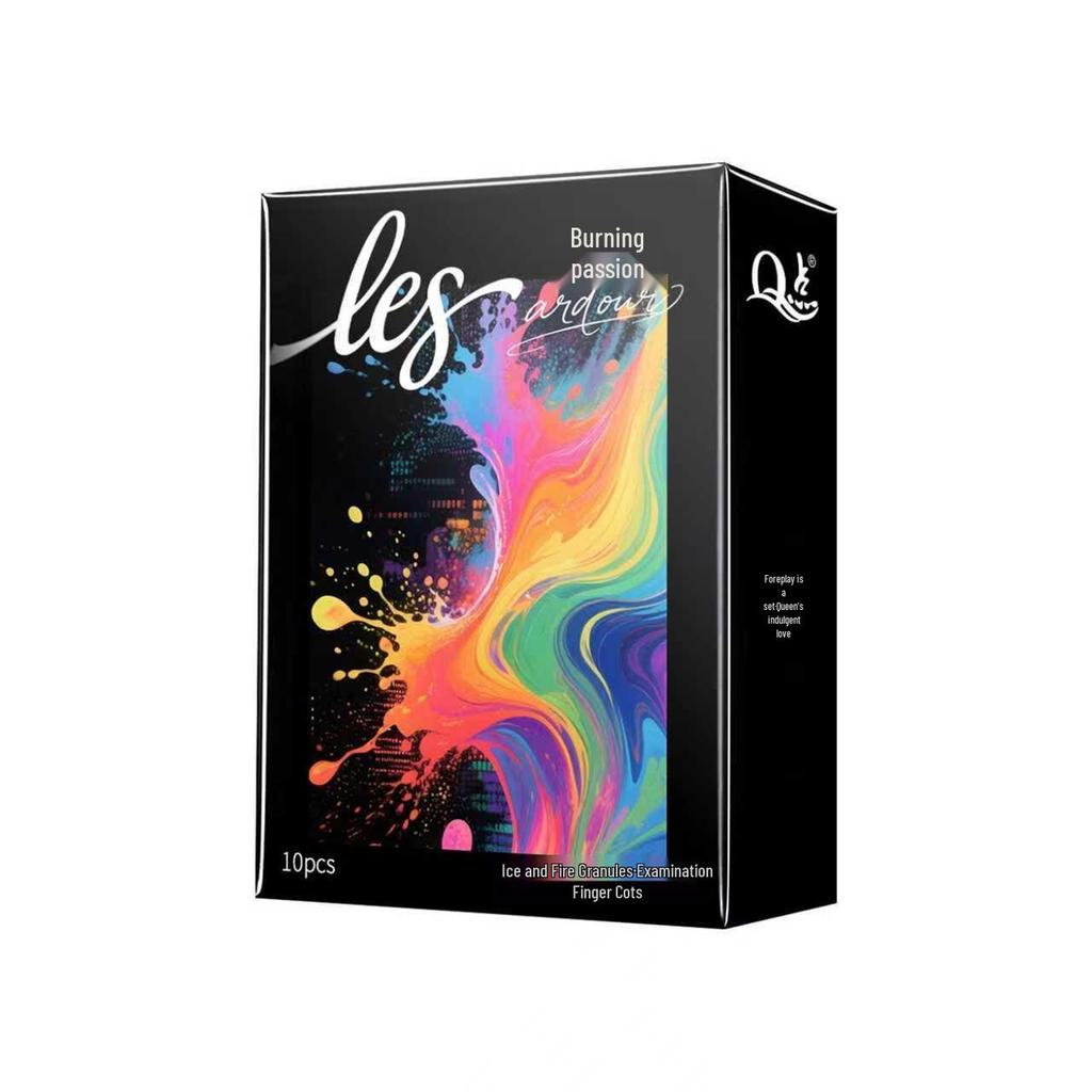Q Point Thorn Set: Erotic Couples' Condoms with Large Particles, 2pcs/pack