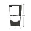 For Mazda 3 AXELA 2020-2025 Gear Shift Panel Decoration Cover Sticker Decal Trim Car Interior Accessories Carbon Fiber