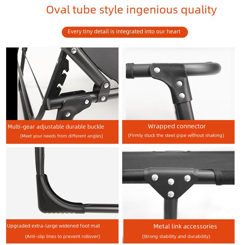 Folding Multifunctional Recliner Bed: Perfect for Home, Office, Outdoor Naps, and Camping.