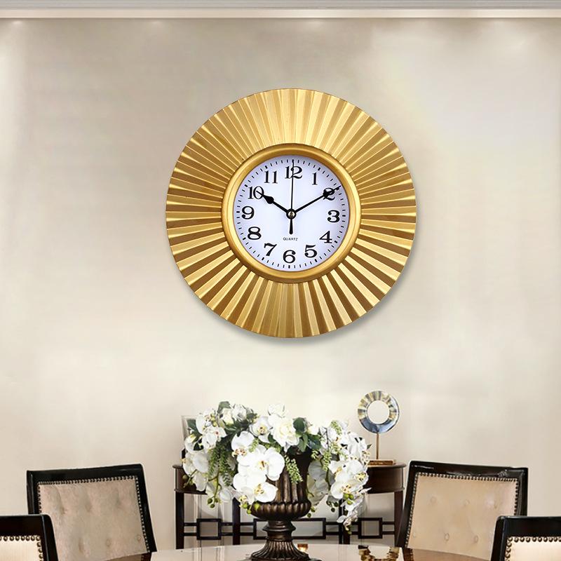 Creative Decorative Clock, Restaurant Silent Art Clock, New Living Room Light Luxury Wall Clock, Modern Minimalist Home