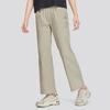 Skechers Solid Mid-Rise Lace-Up Flared Outdoor Quick-Dry Casual Pants Women Pants Meteor-Brown P224W050-044Z