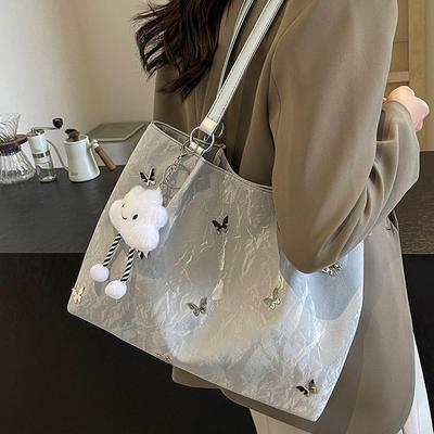 Tote Bag: Large Capacity Fashion Handbag for Women - Perfect for Spring/Summer, College, Commute, and Soft Shoulder Wear