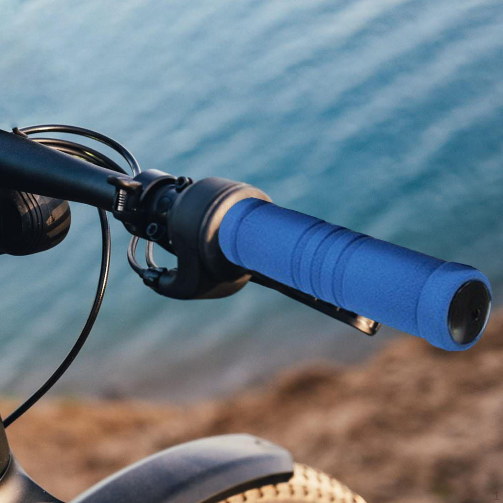 

Велосипедная ручка, губка, удобный амортизирующий руль для гор, дорог синий
