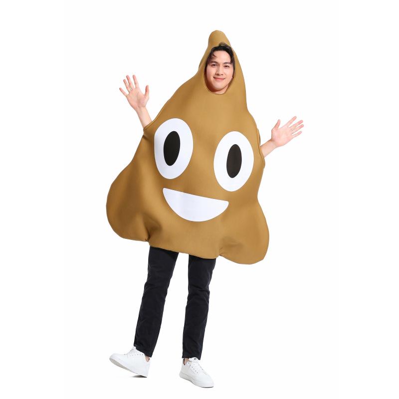 Halloween Cockroach & Poop Onesie: Funny Cosplay Costume for Adults & Kids, Perfect for Parent-Child Parties