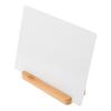 Sublimationsrahmenrohling 7 Zoll Aluminiumoberfläche Holzsockel Schreibtisch Wandbildrahmen für Wärmeübertragung DIY-Fotodrucke