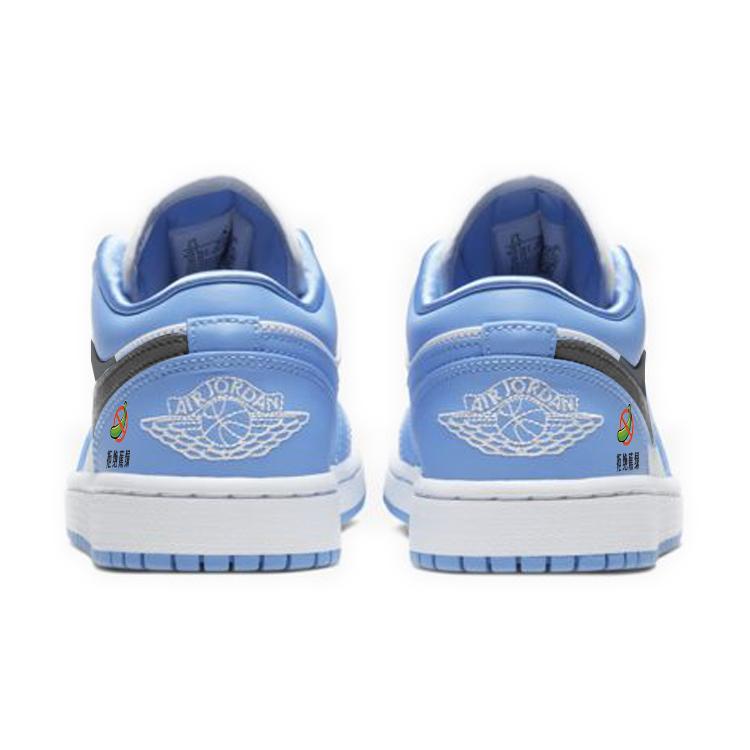 Jordan Air Jordan 1 Vintage Basketball Shoes Women's Low top Blue/White AO9944-441(Team56-hello)