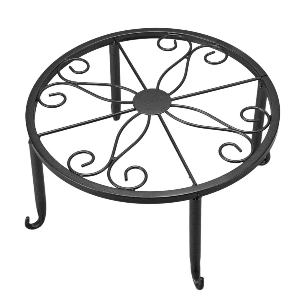 Enkellagers järnväxtställ golvstående enkelt lågt blomkrukställ balkong vardagsrum blomma