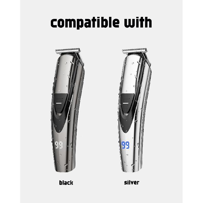 uijino SHPAVVER Beard Trimmer Charger for Shpavver All-in-one Grooming Kit GK-1800, Electric Beard Trimmer for Men, 3.3ft Power Cord, 1 Cleaning