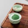 Green Ceramic 3D Carp Gaiwan Tea Set Tea Cup and Saucer Set Chinese Pot Cups and Mugs Teacups Coffeeware Teaware Teeware Teware