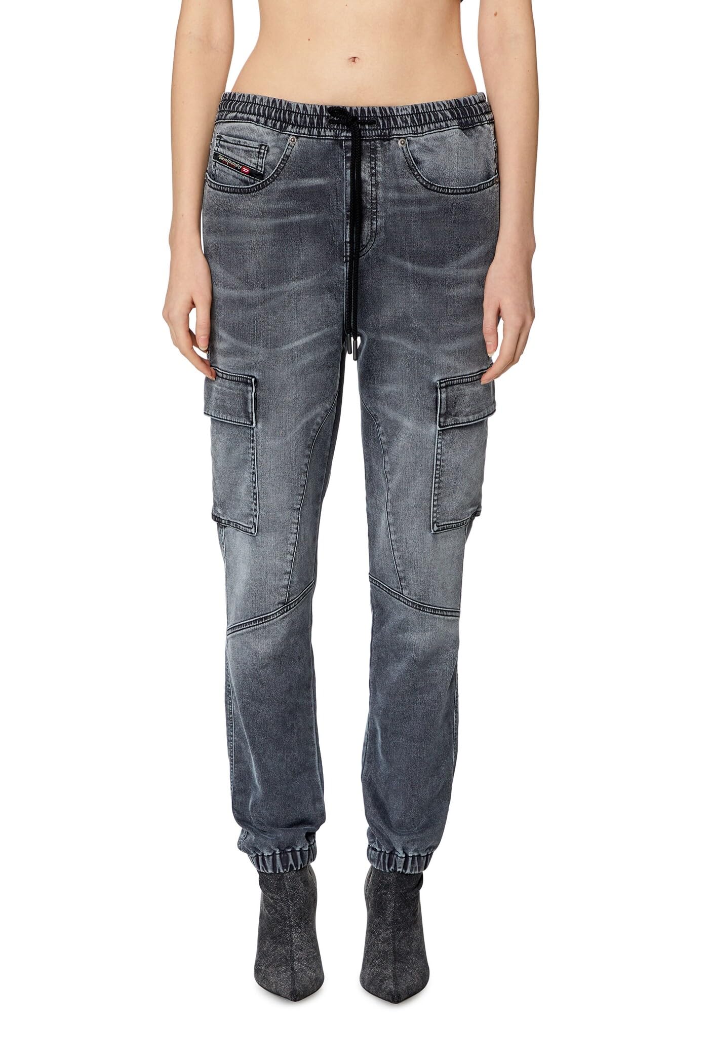 

Diesel Women s D-URSY JOGG Denim Jog Jeans, 27-inch, Black, Size 02, A11869068HP