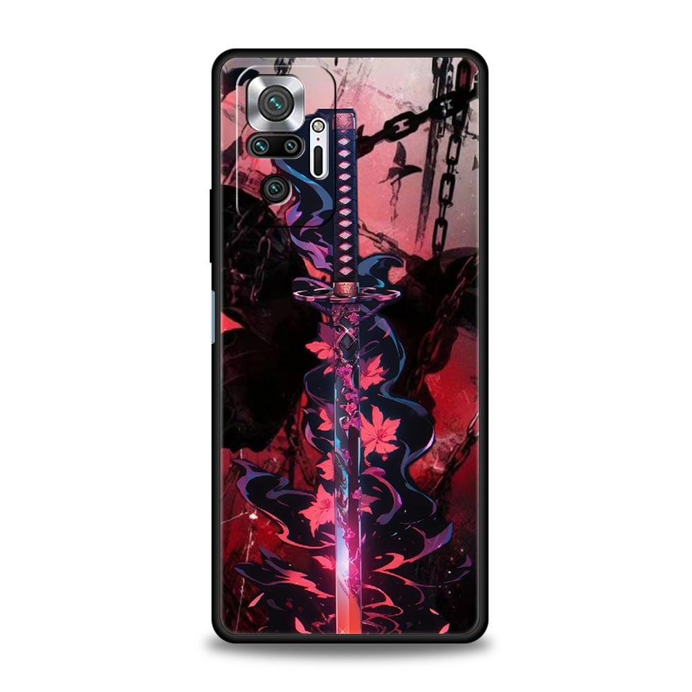 The Sword Creative Pattern Phone Case Cover for Redmi 14C 10C Note 15 14 13 12 10 11 K40 Pro Plus 5G Soft TPU Shockproof Fundas