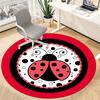 1pc Ladybug, Insect Chair Carpet for Office, Non slip, Soft and Durable Office Rug for Interior Decoration