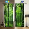 Vikama Forest Sanctuary Curtains Living Room Bedroom Natural Theme Feature Wall Curtain With Darkening Polyester Perfect For Sitting