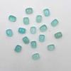 Natural Aqua Chalcedony Rectangle Cushion Cabochon Loose Gemstone Lot 17 Pcs 7*9 MM 43 CT For Jewelry Making