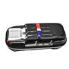 Lopenle Pencil Case for Elementary School Large Cute Police Car Pen EVA Pencil Pencil Case Pencil Elementary Police Work Large Writing Black Boys,